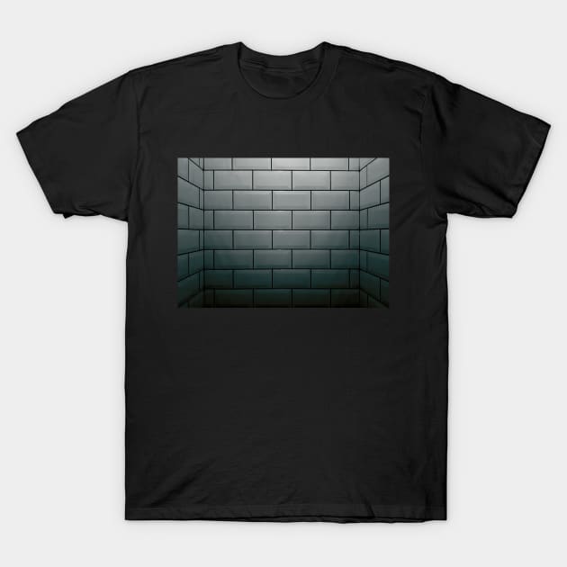 Subway tile (dark) T-Shirt by helengarvey